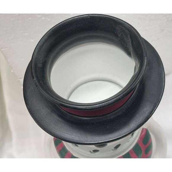 AromaGlow Home Fragrance Snowman Oil Lamp Holiday Living Fragrance Complete - Picture 2 of 16